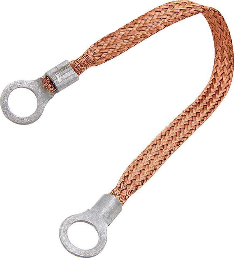Copper Ground Strap 6in w/ 1/4in Ring Terminals - ALL763286