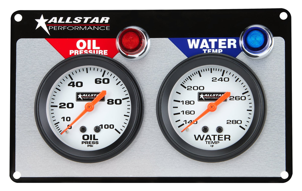 Allstar 2 Gauge Panel Op / Wt - ALL80090