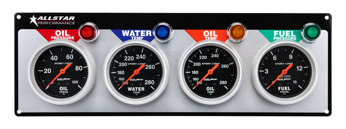 4-GAUGE Panel Auto Meter Spor - ALL80114