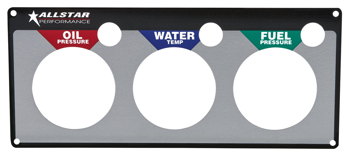 3 Gauge Panel Plate OP/WT/FP - ALL80127