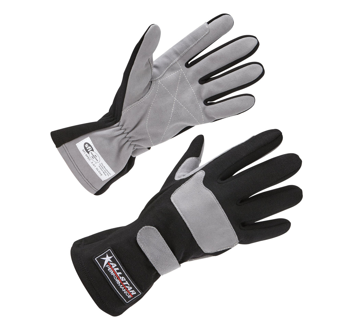 Driving Gloves SFI 3.3/1 S/L Black/Gray Small - ALL911011