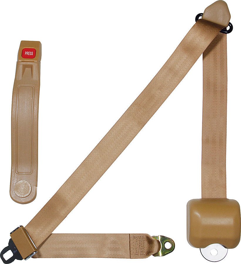Seat Belt Tan 3-POINT Retra - ALL98118