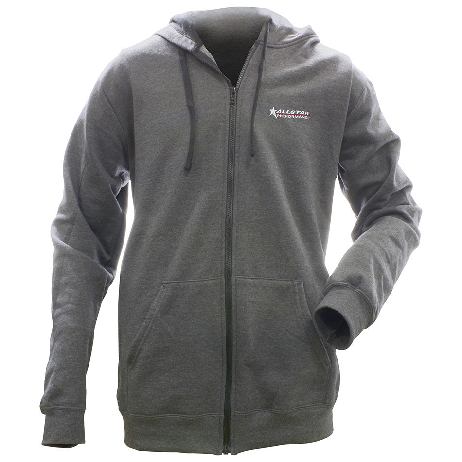 Allstar Full Zip Hooded Sweatshirt Charcoal M - ALL99917M