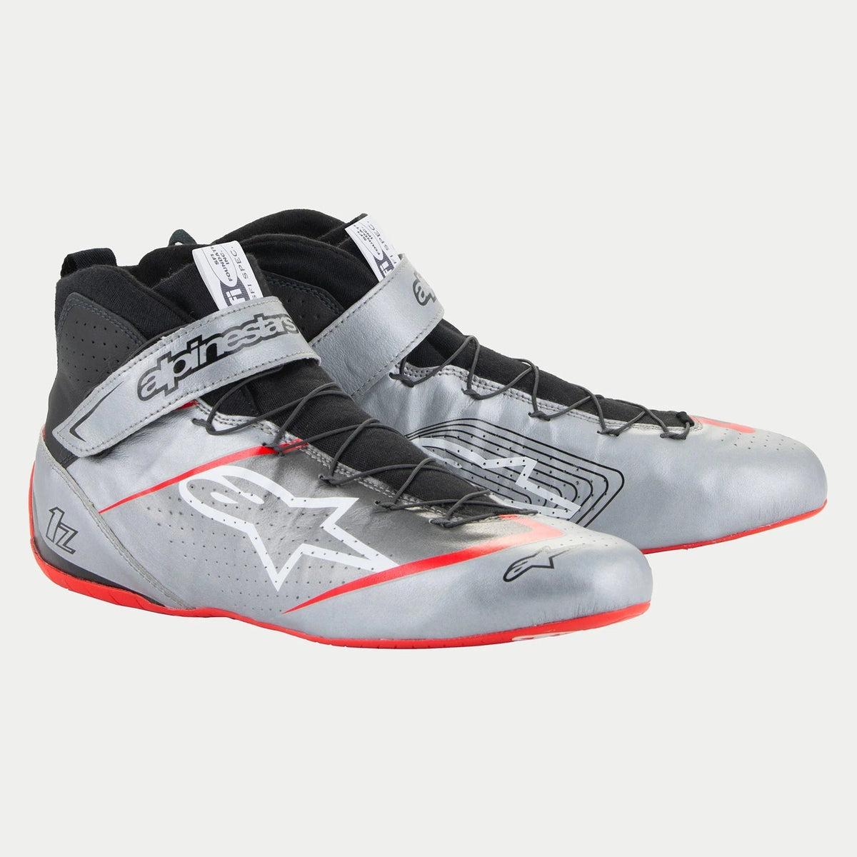 Shoe Tech-1Z V3 Silver / Red Size 10 - 2715524125810