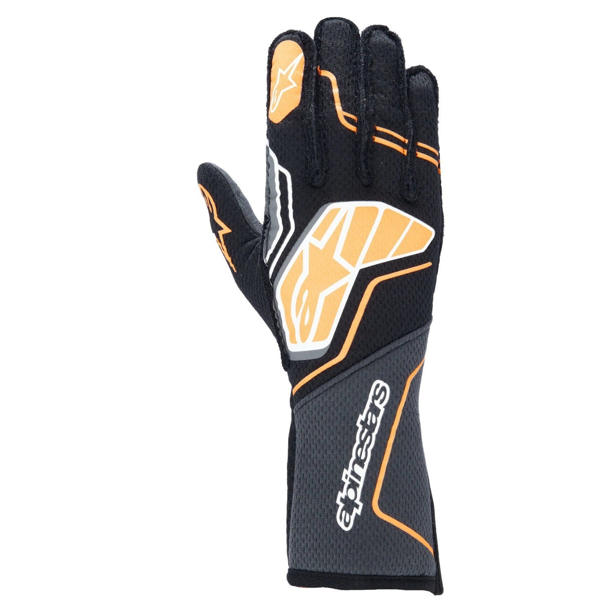 Glove Tech-1 ZX V4 Blk / Flou Orange 2X-Large - 35502241562XL