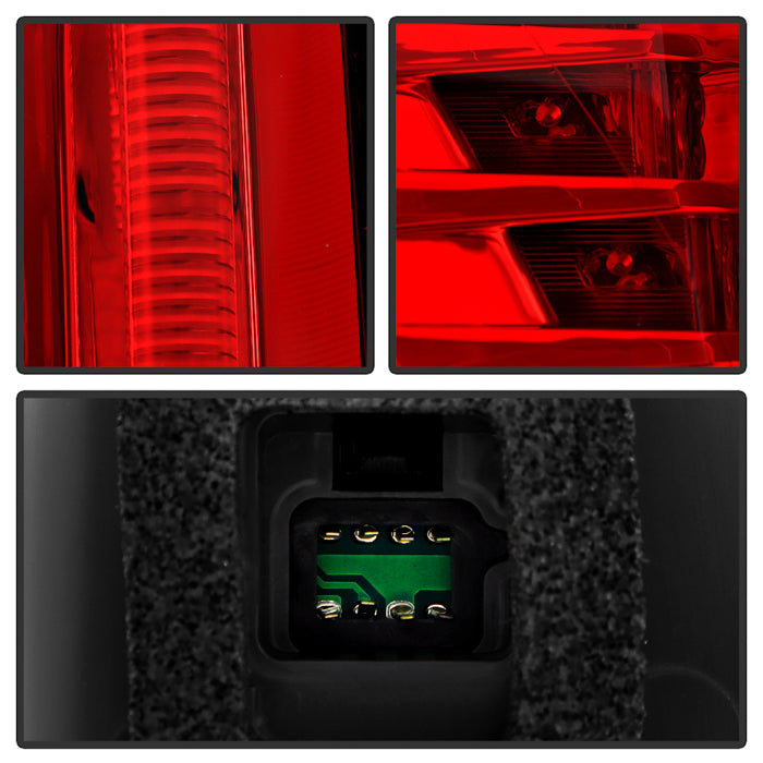 SPYDER xTune 08-13 Cadillac CTS Full LED All Red Tail Light - OE Left (ALT-JH-CACTS08-OE-LED-L) 9960338