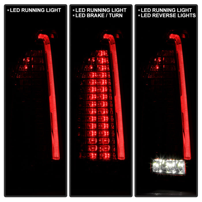SPYDER xTune 08-13 Cadillac CTS Full LED All Red Tail Light - OE Left (ALT-JH-CACTS08-OE-LED-L) 9960338