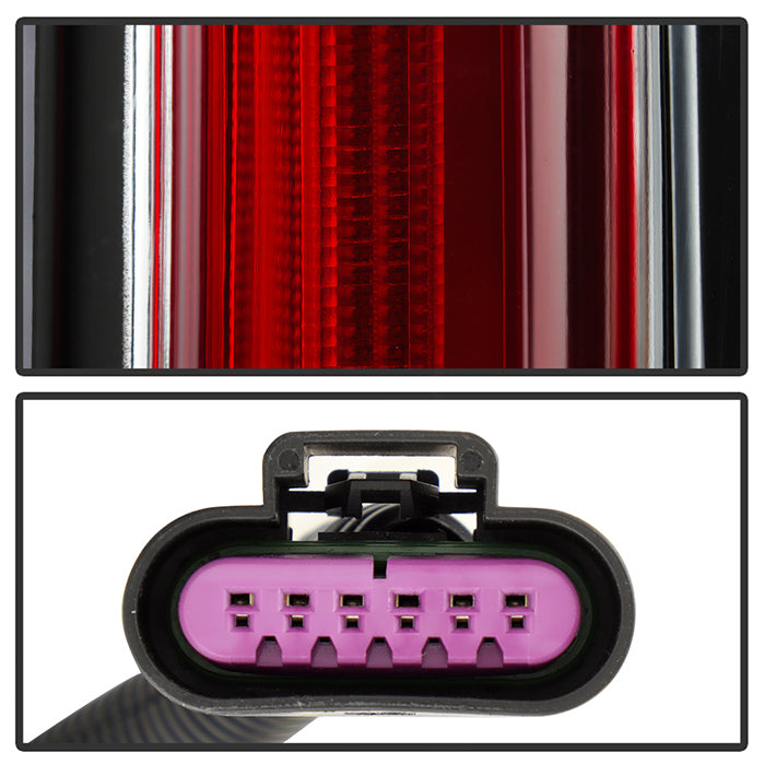 FR SPORT SPYDER xTune 07-14 Cadillac Escalade Black LED 2in1 Tail Lights -...