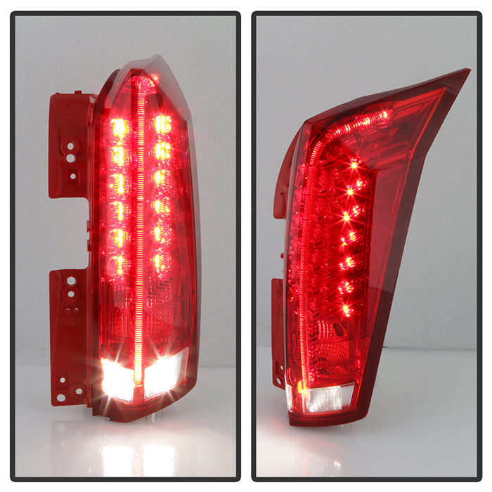 SPYDER xTune 10-16 Cadillac SRX Full LED Tail Lights - OE Red (ALT-JH-CASRX10-LED-RD) 9945571