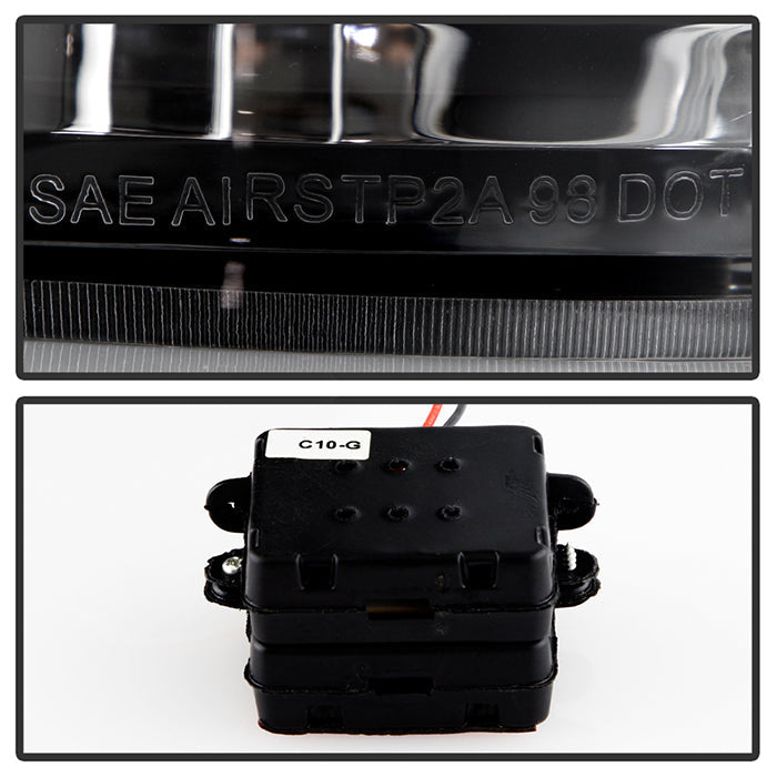 SPYDER Xtune Yukon Denali 99-00 LED Tail Lights Black ALT-JH-CCK88-LED-BK 9022449