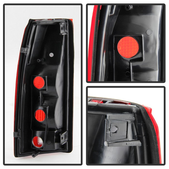 FR SPORT SPYDER xTune Chevy/GMC C1500/C2500/C3500 88-01 OEM Style Tail Light - Red Smoked...