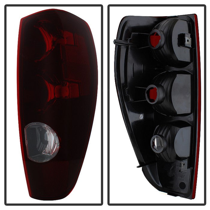 FR SPORT SPYDER Xtune Chevy/GMC Colorado/Canyon 04-12 OEM Style Tail Lights -Red Smoked...