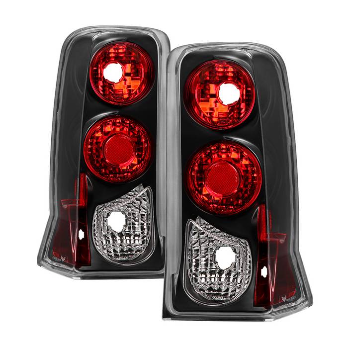 SPYDER xTune? 02-06 Cadillac Escalade SUV (Excl EXT) Euro Style Tail Lights - Black (ALT-JH-CE02-BK) 9036859