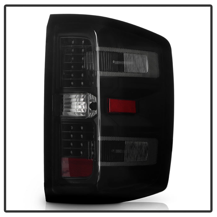 SPYDER xTune Chevy 1500 14-16 / Silverado 2500HD/3500HD LED Tail Lights - Black Smoked ALT-JH-CS14-LED-BSM 9036552