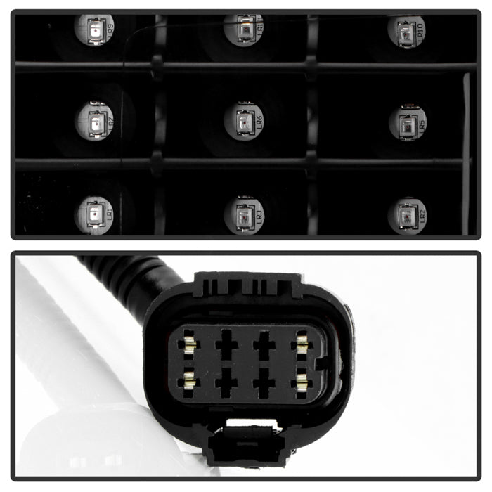 SPYDER xTune Chevy 1500 14-16 / Silverado 2500HD/3500HD LED Tail Lights - Black Smoked ALT-JH-CS14-LED-BSM 9036552