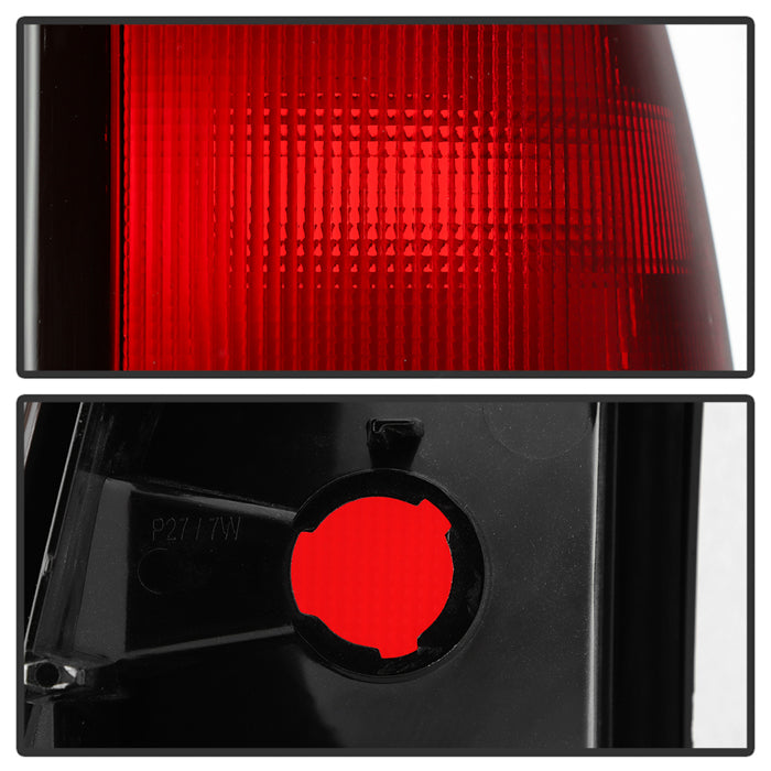 FR SPORT SPYDER Xtune Chevy Silverado 99-02 / GMC Sierra 99-06 OE Style Tail Lights Red Clear...