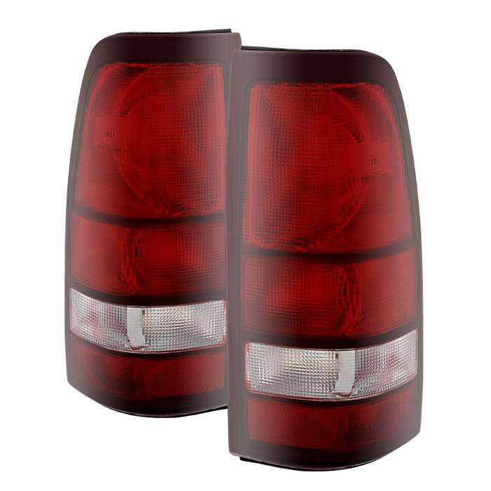 FR SPORT SPYDER Xtune Chevy Silverado 99-02 / GMC Sierra 99-06 OE Style Tail Lights Red Smoke...