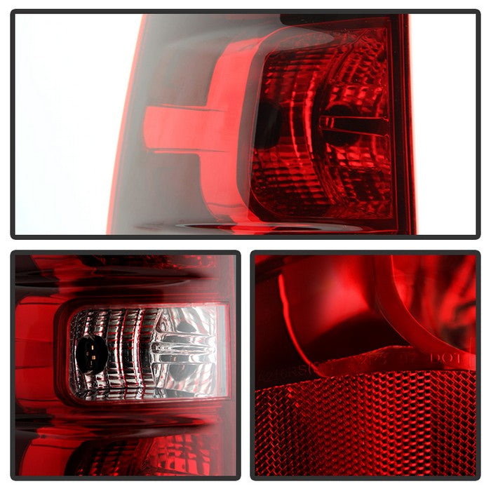 SPYDER Xtune Chevy Suburban 07-13 Driver Side Tail Lights - OEM Left ALT-JH-CSUB07-OE-L 9028854
