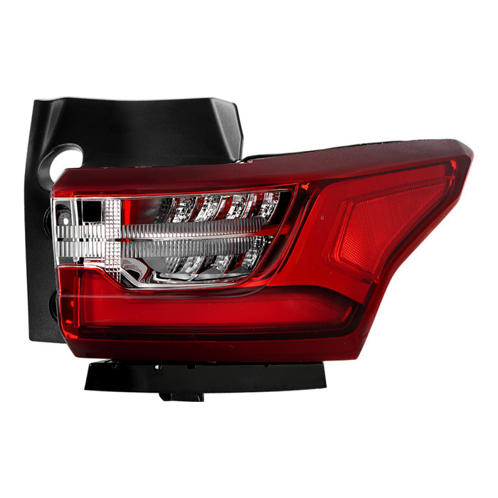 SPYDER Xtune 18-21 Chevrolet Traverse Red/Clear Full LED Tail Light - OE Outer Right 9957635