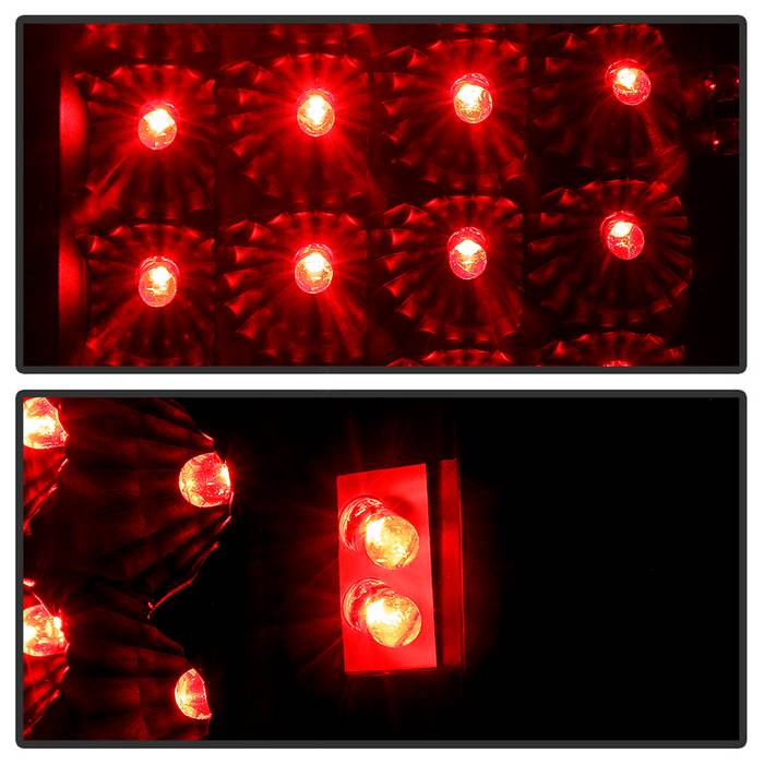SPYDER Xtune Dodge Dakota 97-04 LED Tail Lights Black ALT-JH-DDAK97-LED-BK 9027017