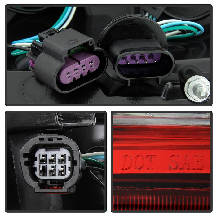 SPYDER xTune 11-18 Dodge Grand Caravan Driver Side LED Tail Light Only (ALT-JH-DGC11-OE-L) 9046308