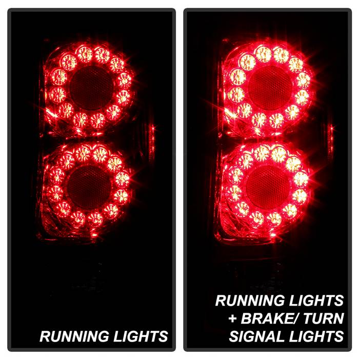 SPYDER xTune 11-18 Dodge Grand Caravan Passenger Side LED Tail Light Only (ALT-JH-DGC11-OE-R) 9046315