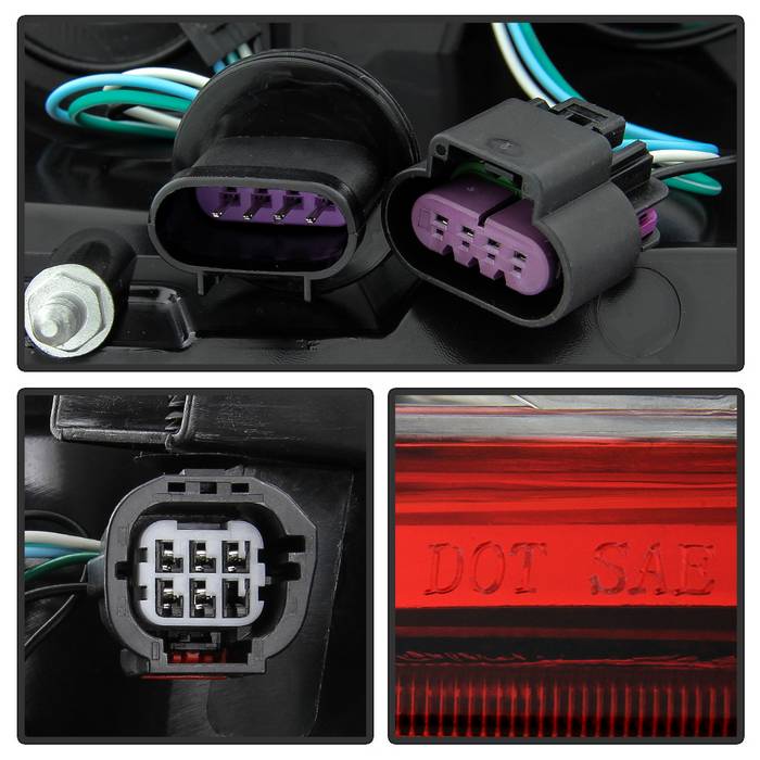 SPYDER xTune 11-18 Dodge Grand Caravan Passenger Side LED Tail Light Only (ALT-JH-DGC11-OE-R) 9046315