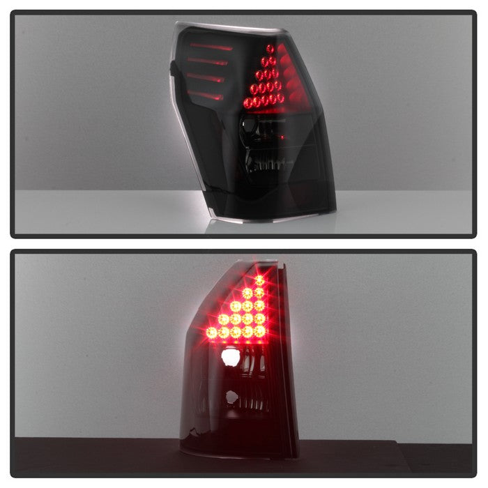 SPYDER xTune Dodge Magnum 05-08 LED Tail Lights - Black Smoked ALT-JH-DMAG05-LED-BSM 9036576
