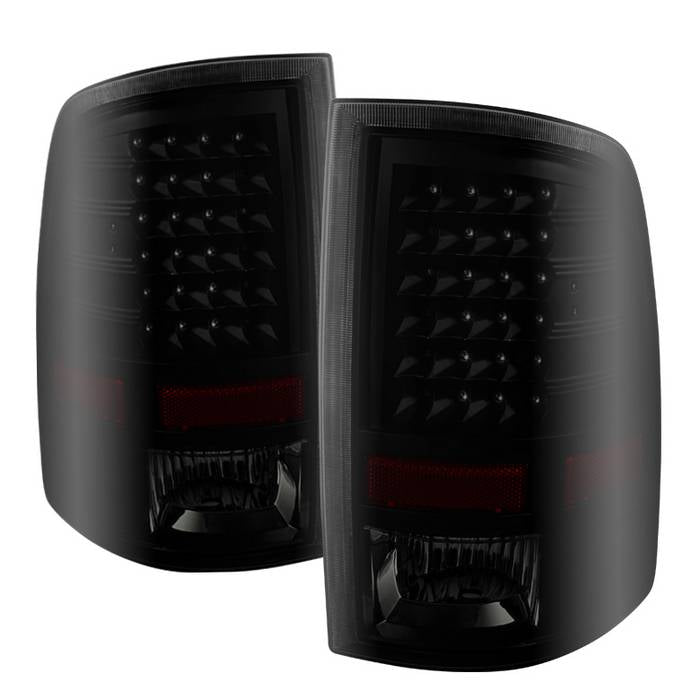 FR SPORT SPYDER Xtune Dodge Ram 1500 09-14 LED Tail Lights Incandescent Model Only Black Smoke...