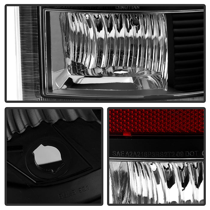 SPYDER Xtune Dodge Ram 1500 09-14 LED Tail Lights Incandescent Model Only Black ALT-JH-DR09-LED-BK 9025587