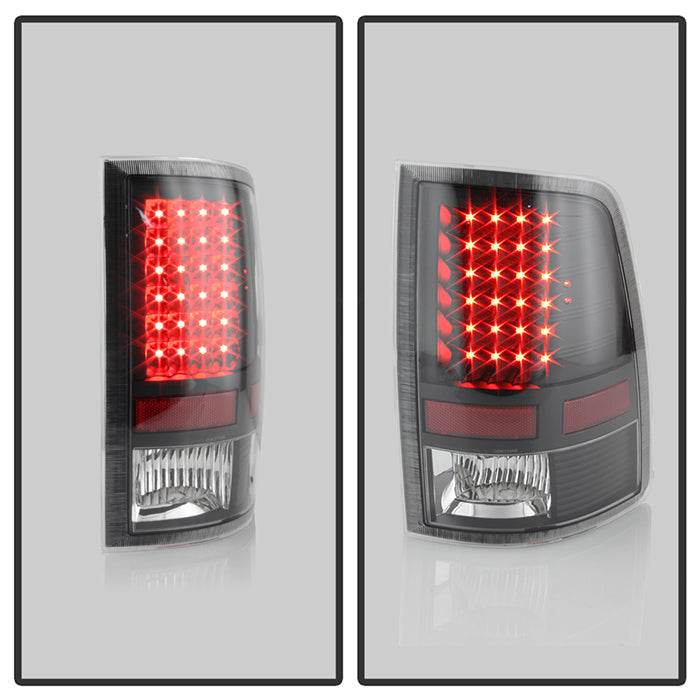 SPYDER Xtune Dodge Ram 1500 09-14 LED Tail Lights Incandescent Model Only Black ALT-JH-DR09-LED-BK 9025587