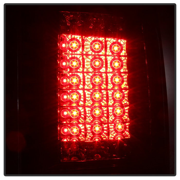 SPYDER xTune Dodge Ram 1500 09-14 - C Shape LED Tail Lights- Black Smoked ALT-JH-DR09-LED-CS-BSM 9036385