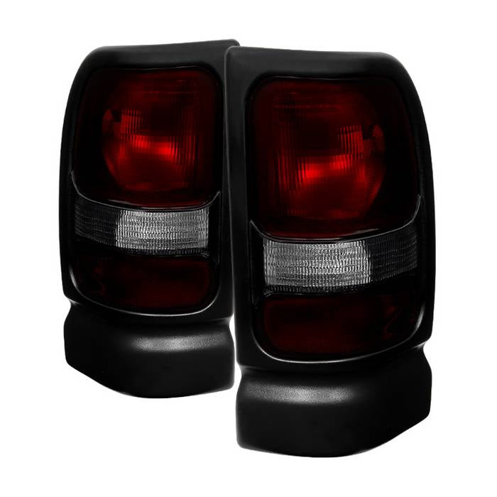 FR SPORT SPYDER Xtune Dodge Ram 1500 94-01 (Not Sport Package) Tail Lights Red Smoked...