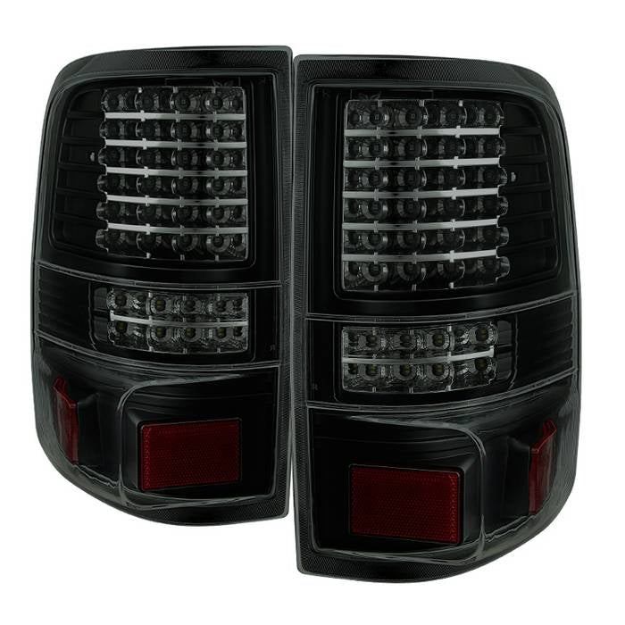 FR SPORT SPYDER Xtune Ford F150 Styleside 04-08 LED Tail Lights Black Smoked...