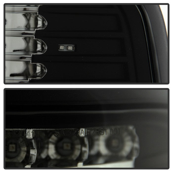 FR SPORT SPYDER Xtune Ford F150 Styleside 04-08 LED Tail Lights Black Smoked...