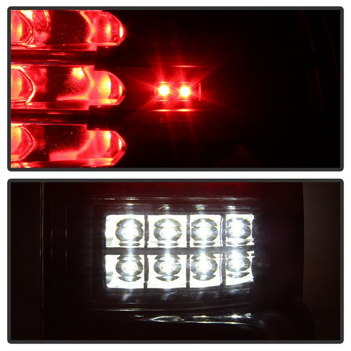 FR SPORT SPYDER Xtune Ford F150 Styleside 04-08 LED Tail Lights Black Smoked...