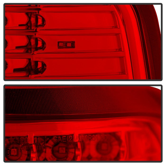 FR SPORT SPYDER Xtune Ford F150 Styleside 04-08 LED Tail Lights Red Clear...
