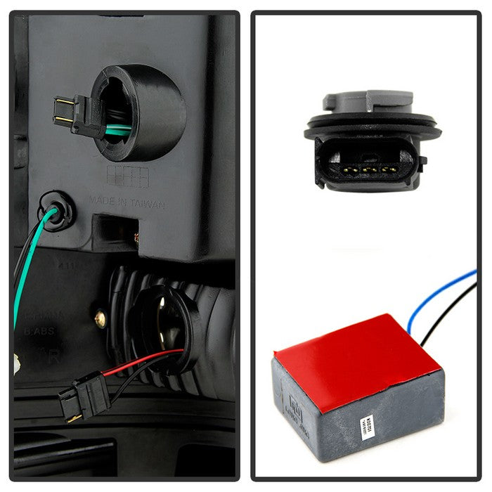 FR SPORT SPYDER Xtune Ford F150 Styleside 04-08 LED Tail Lights Red Clear...