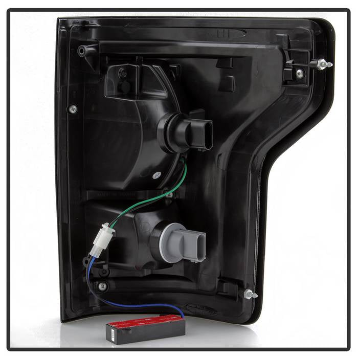 SPYDER xTune 15-17 Ford F-150 (w/Blind Spot Sensor) LED Tail Lights - Black (ALT-JH-FF15015-LBLED-BK) 9043147