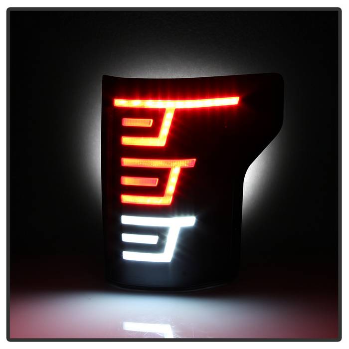 SPYDER xTune 15-17 Ford F-150 (w/Blind Spot Sensor) LED Tail Lights - Black (ALT-JH-FF15015-LBLED-BK) 9043147