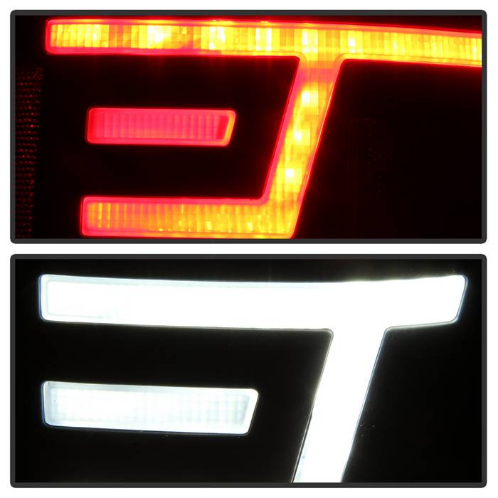 SPYDER xTune 15-17 Ford F-150 (w/Blind Spot Sensor) LED Tail Lights - Black (ALT-JH-FF15015-LBLED-BK) 9043147