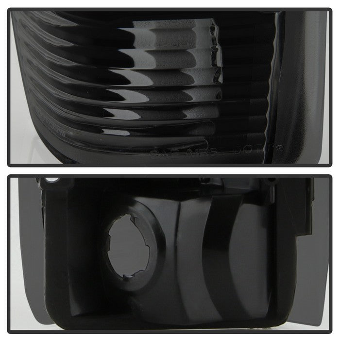 FR SPORT SPYDER Xtune Ford F-150/F-250/F-350 87-96 Euro Style Tail Lights - Black Smoked...