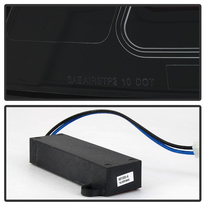 SPYDER xTune 10-12 Ford Fusion Light Bar LED Tail Lights - Black (ALT-JH-FFU10-LBLED-BK) 9041655