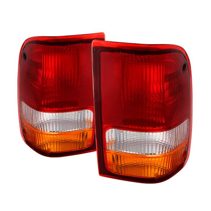 FR SPORT SPYDER Xtune Ford Ranger 93-97 Tail Lights OEM ALT-JH-FR93-OE-RC 9028946 - View 2
