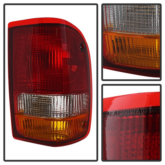 FR SPORT SPYDER Xtune Ford Ranger 93-97 Tail Lights OEM ALT-JH-FR93-OE-RC 9028946 - View 3