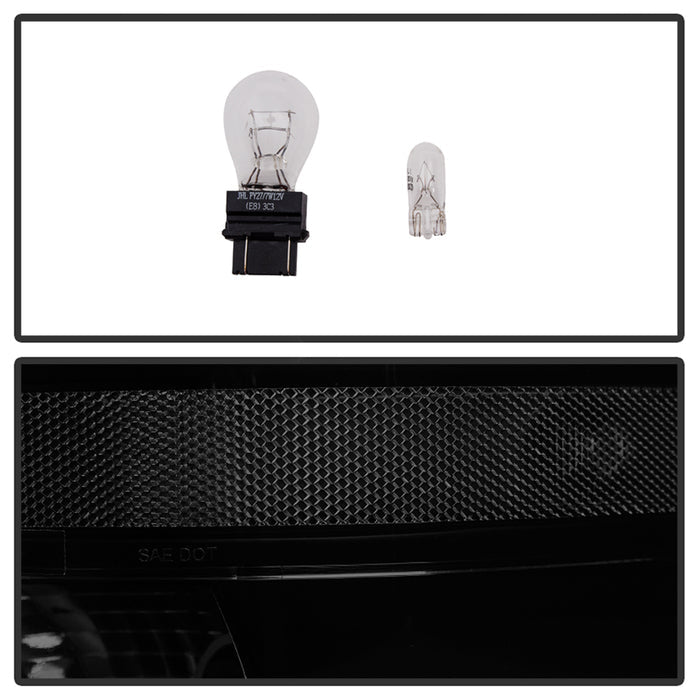 SPYDER Xtune GMC Sierra 07-13 LED Tail Lights Black Smoked ALT-JH-GS07-LED-BSM 9034077