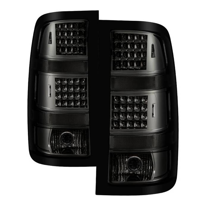 FR SPORT SPYDER Xtune GMC Sierra 07-13 (Not Fit 3500 Dually 4 Rear Wheels) LED Tail Lights Smoked...