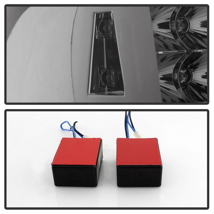 FR SPORT SPYDER Xtune GMC Sierra 07-13 (Not Fit 3500 Dually 4 Rear Wheels) LED Tail Lights Smoked...