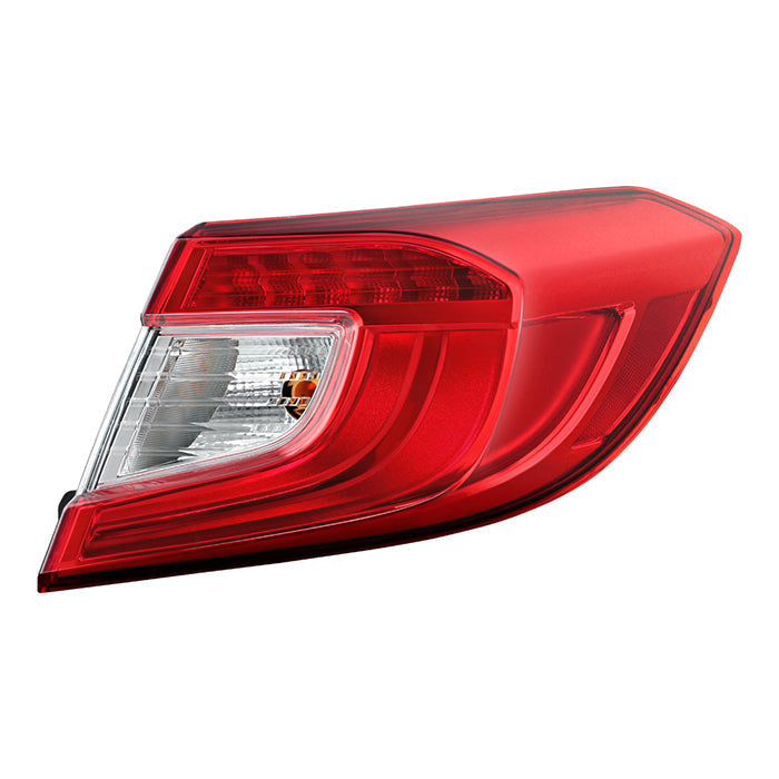xTune Honda Accord 18-20 Red Clear Passenger Side LED Tail Lights - OE Outer Right ALT-JH-HA18-OE-OR 9949180