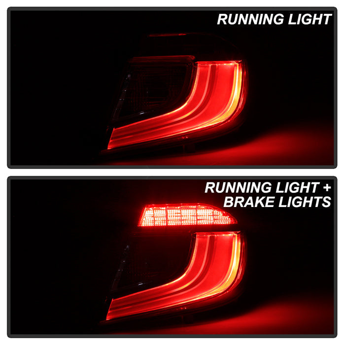 xTune Honda Accord 18-20 Red Clear Passenger Side LED Tail Lights - OE Outer Right ALT-JH-HA18-OE-OR 9949180